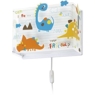 Dalber D-73458 - Applique murale pour enfant DINOS 1xE27/60W/230V