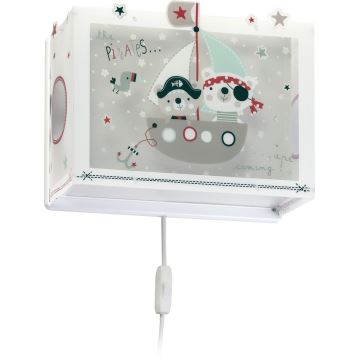 Dalber D-74558 - Wandlamp kinderkamer PIRATES 1xE27/60W/230V