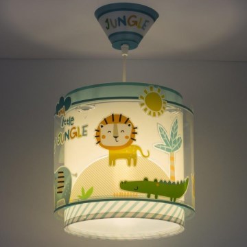 Dalber D-76112 - Hanglamp kinderkamer MY LITTLE JUNGLE 1xE27/15W/230V