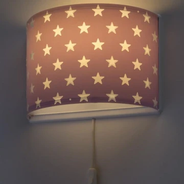 Dalber D-81218L - Wandlamp kinderkamer STARS 1xE27/60W/230V