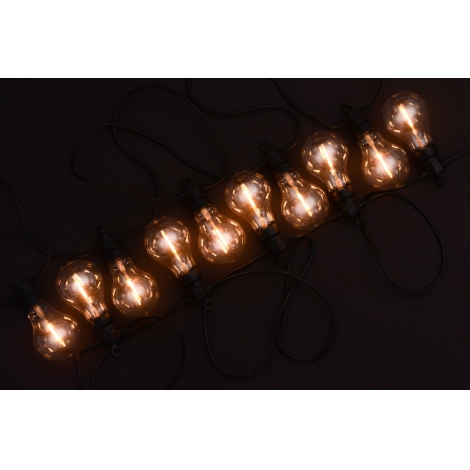 Inconsistent Discriminatie wekelijks Decoratieve LED Lichtketting voor Buiten 10xA60 7,5m IP44 warm wit |  Lumimania