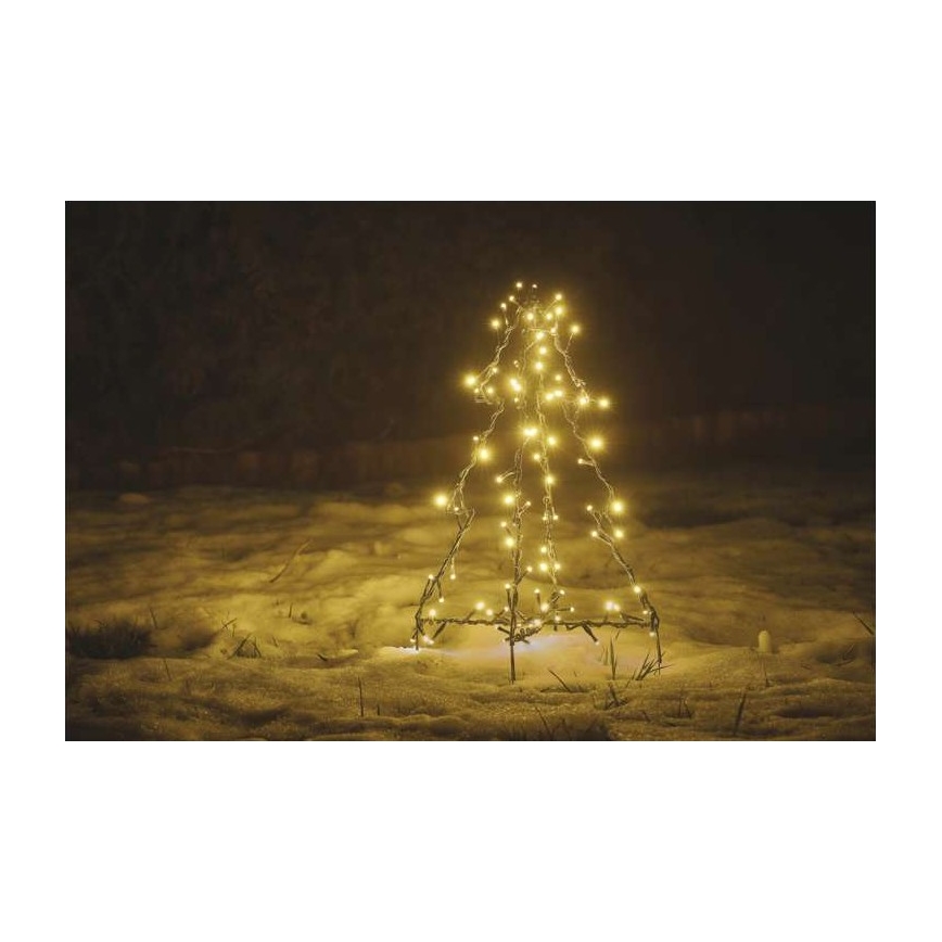 Décoration de noël d'extérieur 90xLED/1,2W/230V IP44 sapin