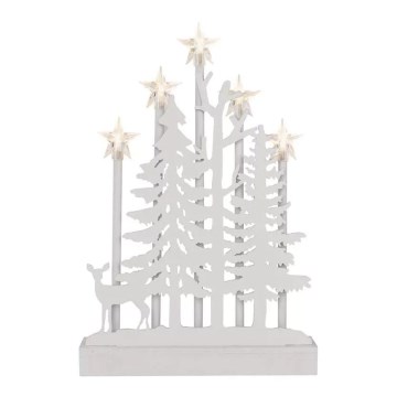 Décoration de Noël LED/2xAA blanc chaud