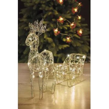 Décoration de Noël LED/3xAA blanc chaud