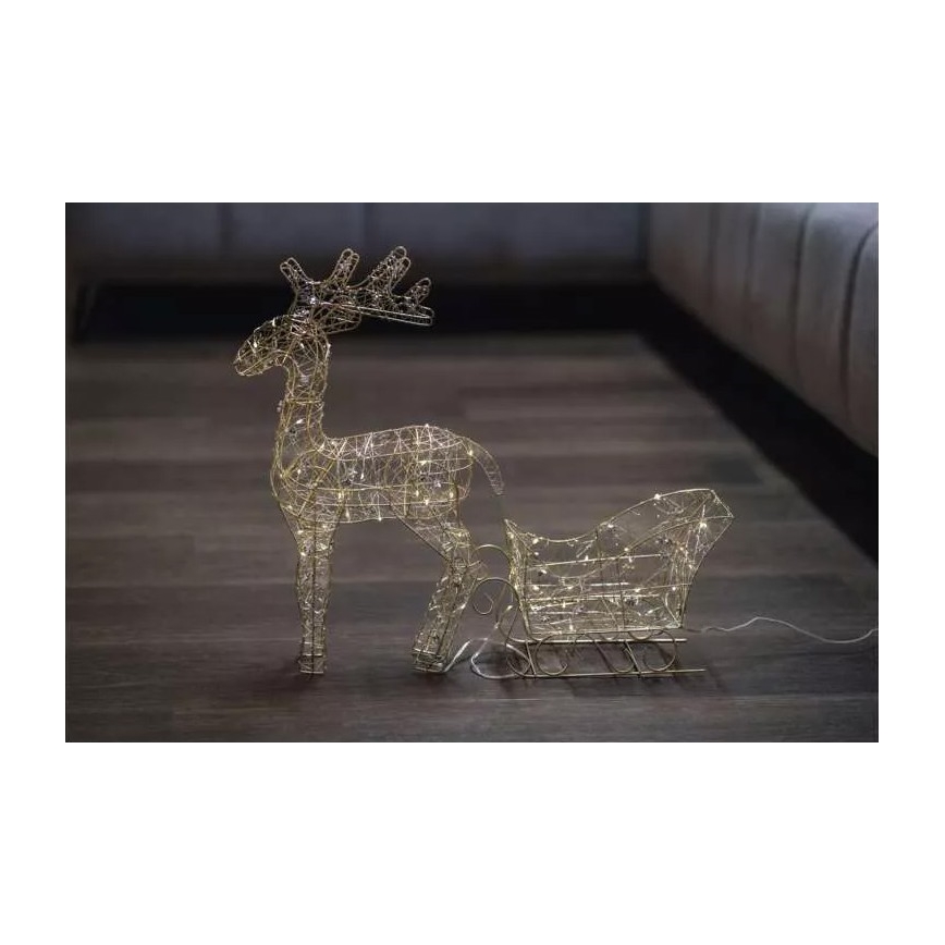 Décoration de Noël LED/3xAA blanc chaud