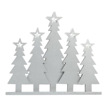 Décorations de Noël LED/2xAAA arbres