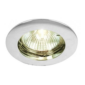 Deko-Light 120018 - Inbouwverlichting RUND 1xGU5,3-MR16/35W/12V glanzend chroom