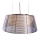 Deko-Light 342031 - Hanglamp aan een koord FILO 3xE27/60W/230V diameter 39 cm zilver