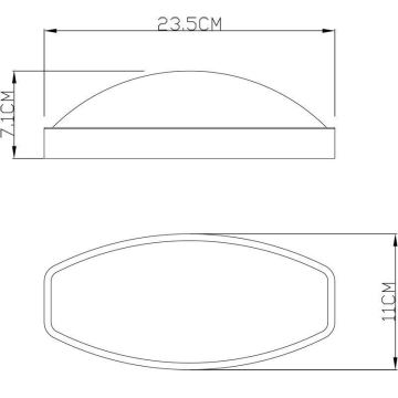 Deko-Light 731092 - Applique murale extérieure ERIDANI LED/13W/230V IP44 anthracite