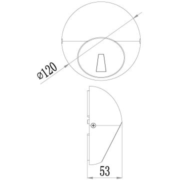 Deko-Light 731111 - Applique murale extérieure AQUILAE LED/3,5W/230V IP65 anthracite