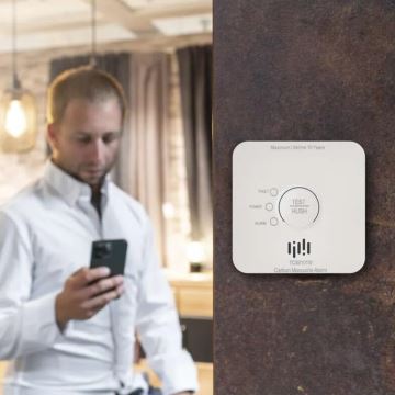 Détecteur de monoxyde de carbone GoSmart 2xAA Wi-Fi Tuya