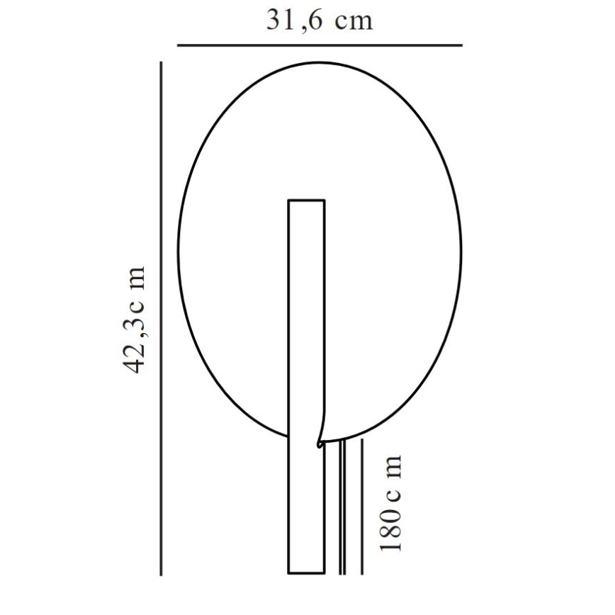 DFTP by Nordlux - Applique murale FURIKO 1xG9/25W/230V laiton