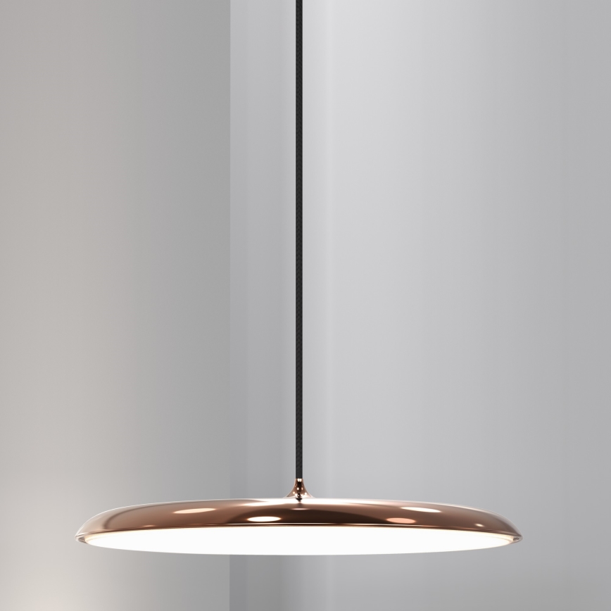 DFTP by Nordlux - Dimbare LED hanglamp aan een koord ARTIST LED/24W/230V diameter 40 cm koper