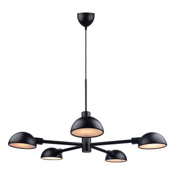 DFTP by Nordlux - Suspension filaire NOMI 5xE14/8W/230V noir