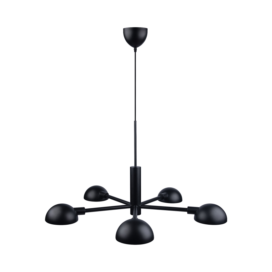 DFTP by Nordlux - Suspension filaire NOMI 5xE14/8W/230V noir