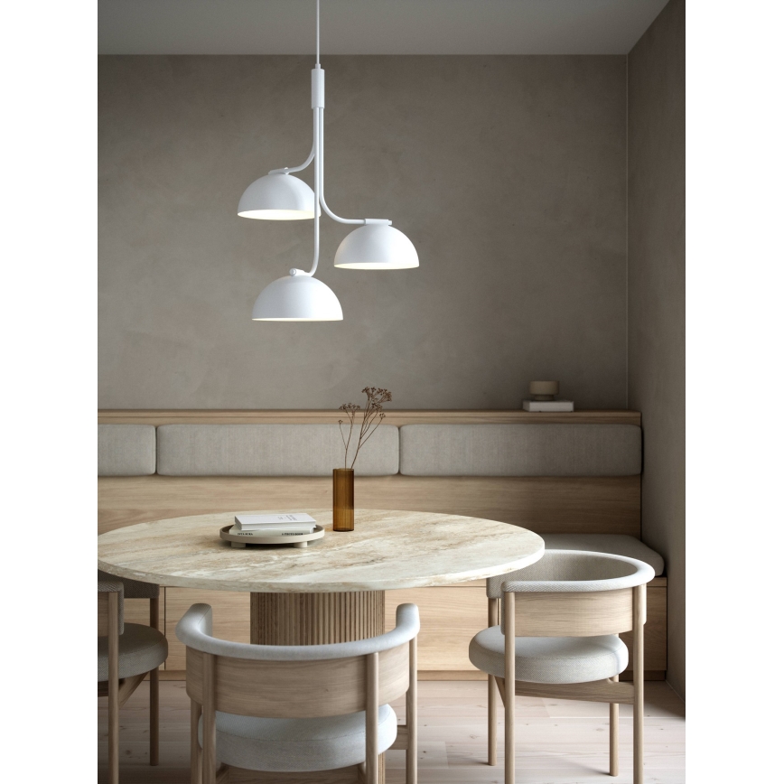 DFTP by Nordlux - Suspension filaire TULLIO 3xE14/25W/230V blanc