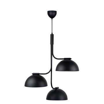 DFTP by Nordlux - Suspension filaire TULLIO 3xE14/25W/230V noir