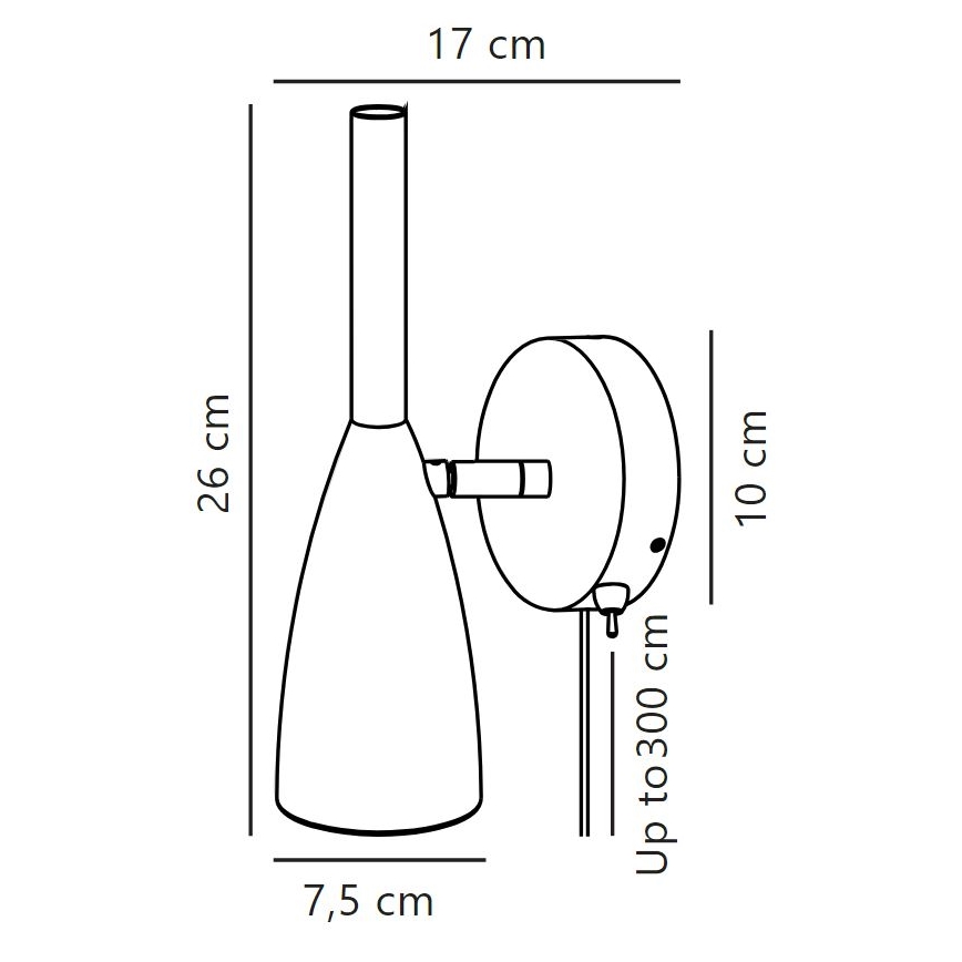 DFTP by Nordlux - Wandspot PURE 1xGU10/8W/230V grijs