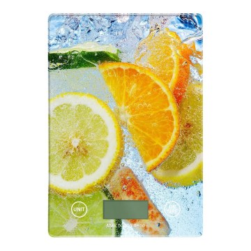 Digitale keukenweegschaal 2xAAA citrus