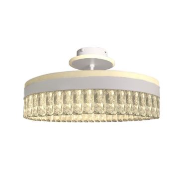 LED Dimbaar kristal Bevestide hanglamp LED/75W/230V 3000-6500K wit + afstandsbediening