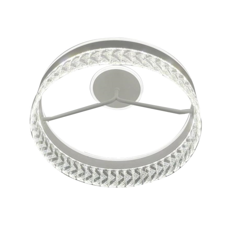 LED Dimbaar kristal Bevestide hanglamp LED/75W/230V 3000-6500K wit + afstandsbediening