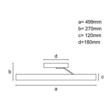 LED Dimbaar kristal Bevestide hanglamp LED/75W/230V 3000-6500K wit + afstandsbediening