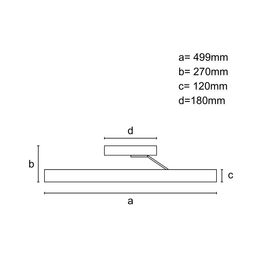 LED Dimbaar kristal Bevestide hanglamp LED/75W/230V 3000-6500K wit + afstandsbediening