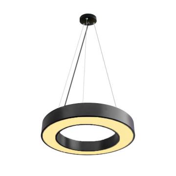 Dimbare LED hanglamp aan een koord LED/45W/230V 3000-6500K zwart + afstandsbediening