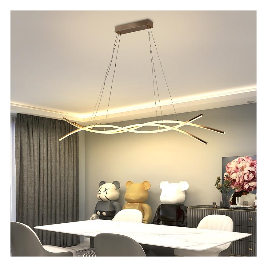 Dimbare LED hanglamp aan een koord LED/80W/230V 3000-6500K + afstandsbediening