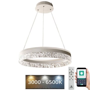 Dimbare LED hanglamp aan een koord LED/80W/230V 3000-6500K wit + afstandsbediening