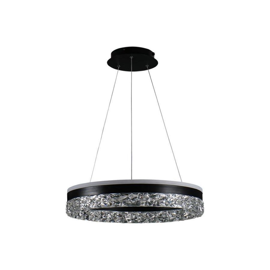 Dimbare LED hanglamp aan een koord LED/80W/230V 3000-6500K zwart + afstandsbediening