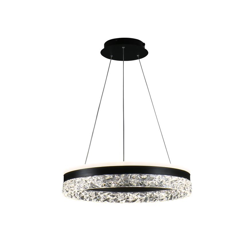 Dimbare LED hanglamp aan een koord LED/80W/230V 3000-6500K zwart + afstandsbediening