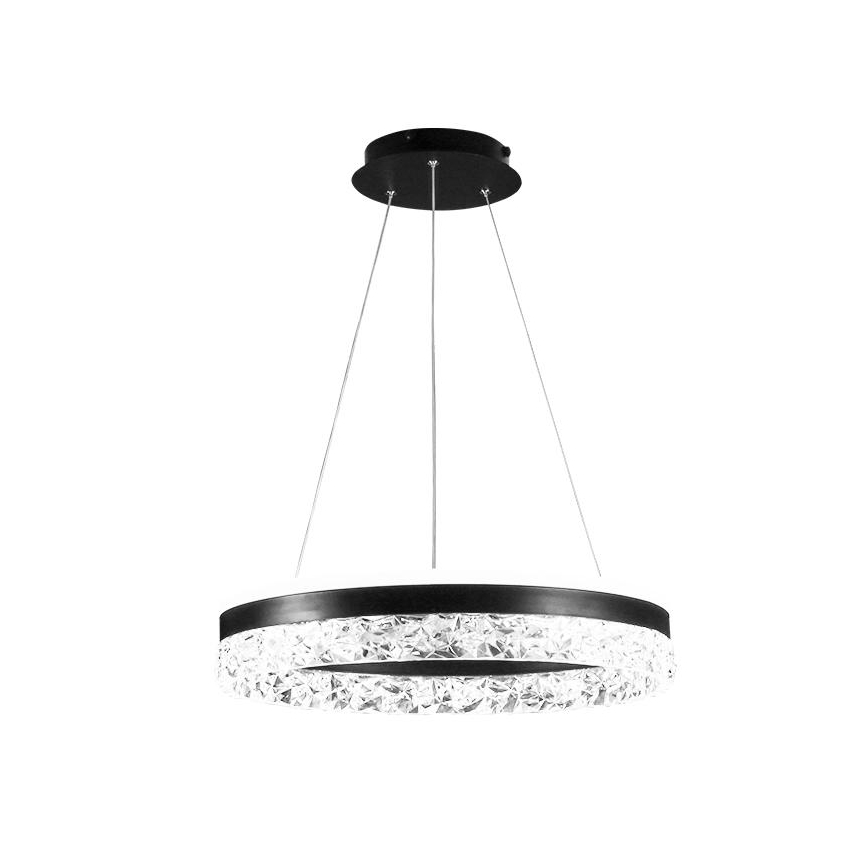 Dimbare LED hanglamp aan een koord LED/80W/230V 3000-6500K zwart + afstandsbediening