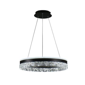 Dimbare LED hanglamp aan een koord LED/80W/230V 3000-6500K zwart + afstandsbediening