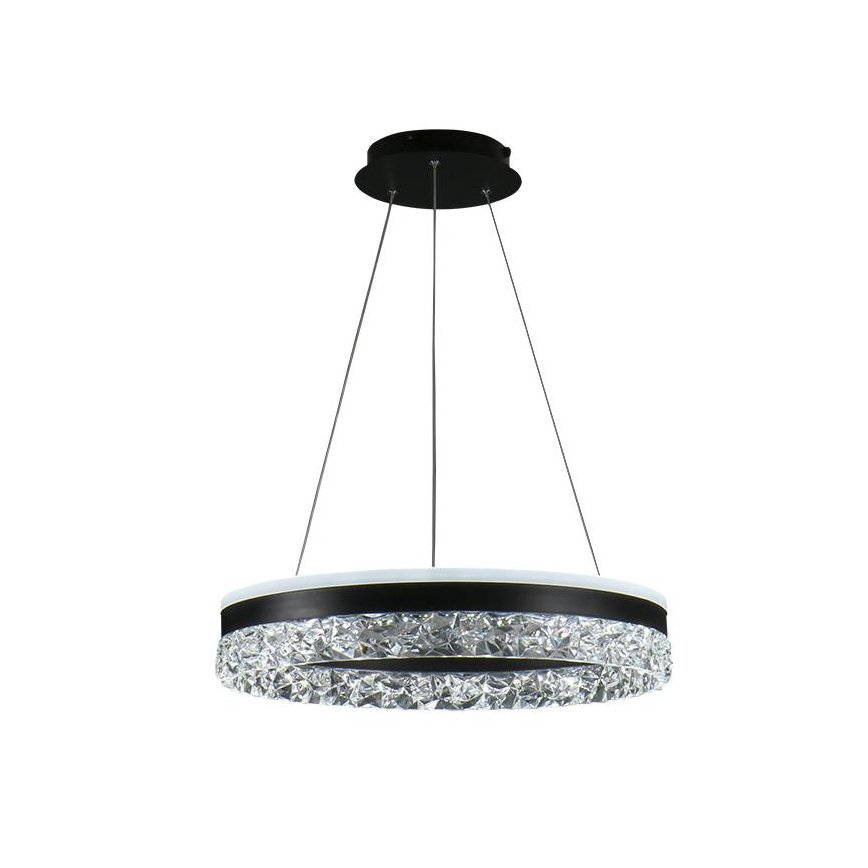 Dimbare LED hanglamp aan een koord LED/80W/230V 3000-6500K zwart + afstandsbediening