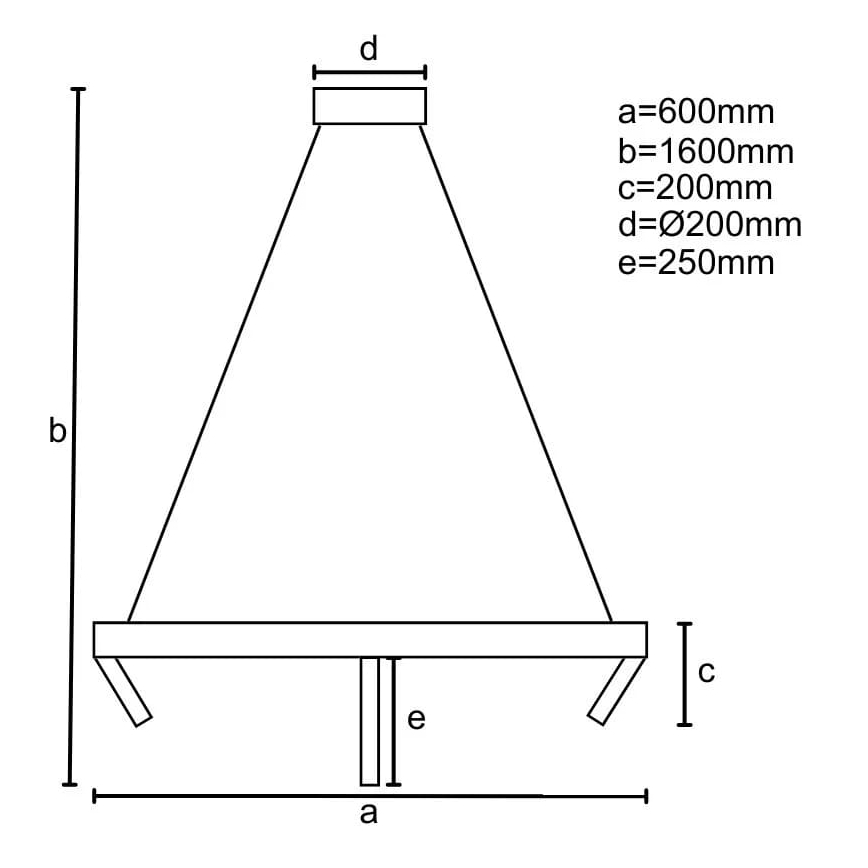 Dimbare LED hanglamp aan een koord LED/85W/230V 3000-6500K + afstandsbediening