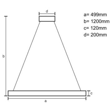 LED Dimbaar kristal Hanglamp aan een touw LED/90W/230V 3000-6500K chroom + afstandsbediening