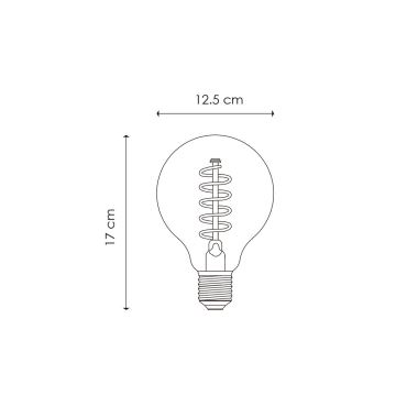 Dimbare LED Lamp VINTAGE EDISON G125 E27/4W/230V 2700K