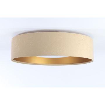 Dimbare LED Plafond Lamp SMART GALAXY LED/24W/230V beige/goud + afstandsbediening