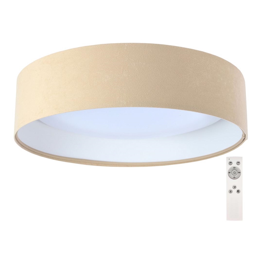 Dimbare LED Plafond Lamp SMART GALAXY LED/24W/230V beige/wit + afstandsbediening