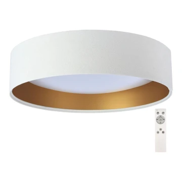 Dimbare LED Plafond Lamp SMART GALAXY LED/24W/230V wit/goud + afstandsbediening