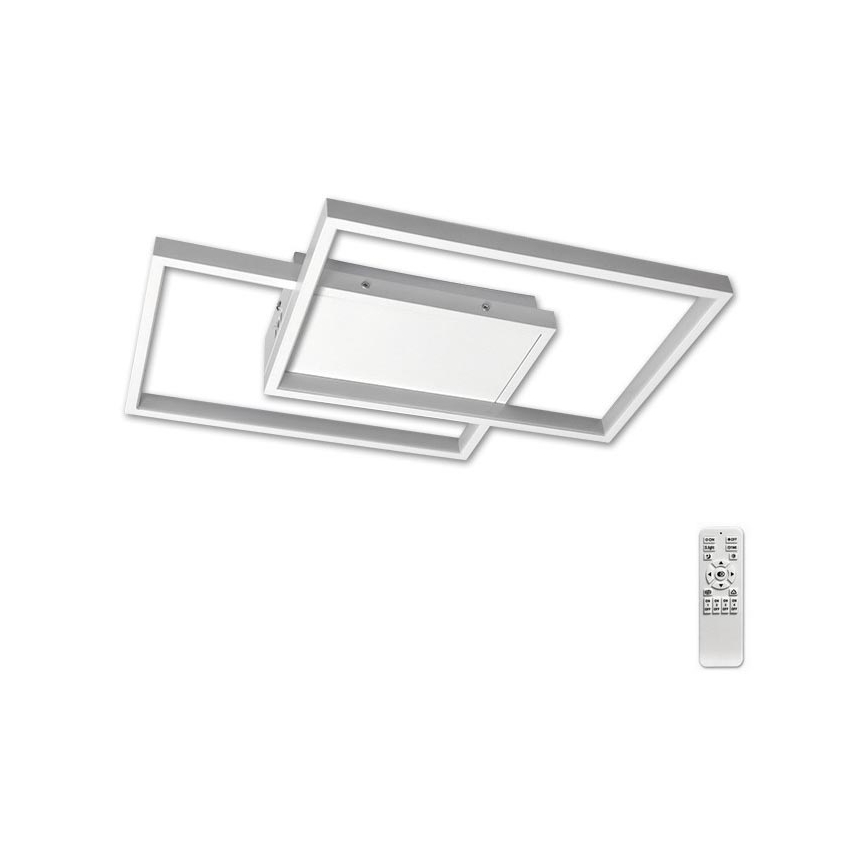 Dimbare LED plafondlamp LED/45W/230V 3000-6500K wit + afstandsbediening