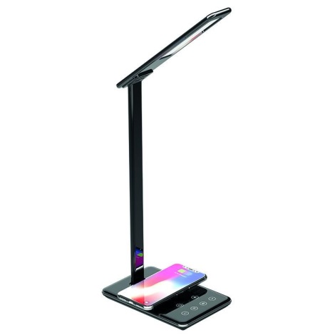 Omgaan Welkom naaien Dimbare LED Lamp met Touch Aansturing en Draadloos Opladen JOY  LED/6W/230V+USB zwart | Lumimania