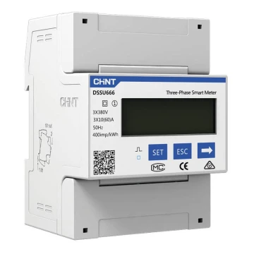 Drie fase elektriciteits meter 60A 230/400V Solax DTSU666
