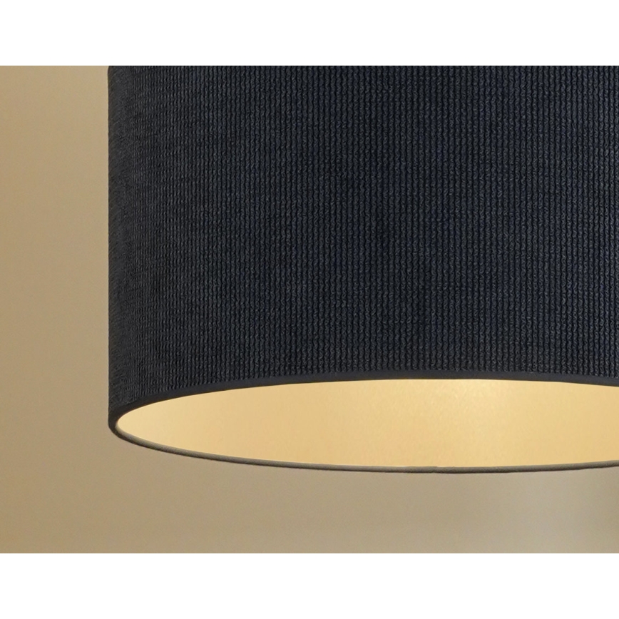 Duolla - Bevestigde hanglamp CORDUROY 1xE27/15W/230V donkerblauw