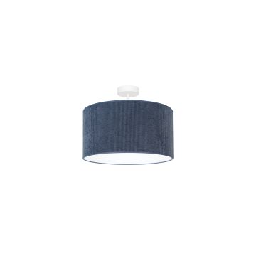 Duolla - Bevestigde hanglamp CORDUROY 1xE27/15W/230V donkerblauw