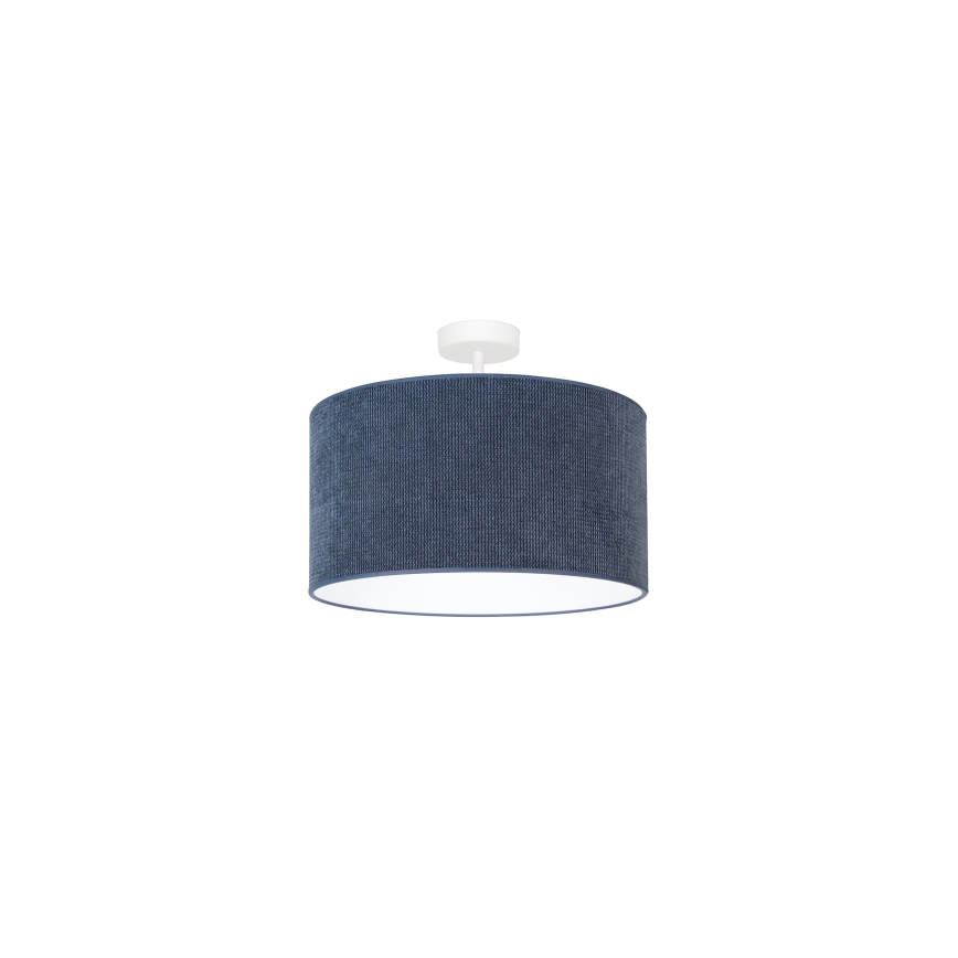 Duolla - Bevestigde hanglamp CORDUROY 1xE27/15W/230V donkerblauw