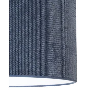 Duolla - Bevestigde hanglamp CORDUROY 1xE27/15W/230V donkerblauw