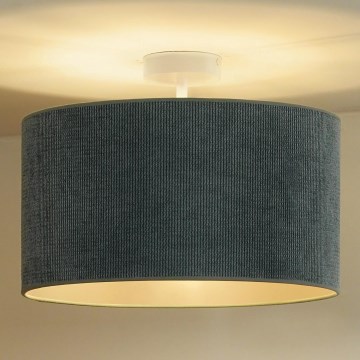 Duolla - Bevestigde hanglamp CORDUROY 1xE27/15W/230V lichtblauw