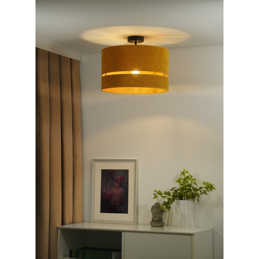 Duolla - Bevestigde hanglamp DOUBLE 1xE27/15W/230V oranje